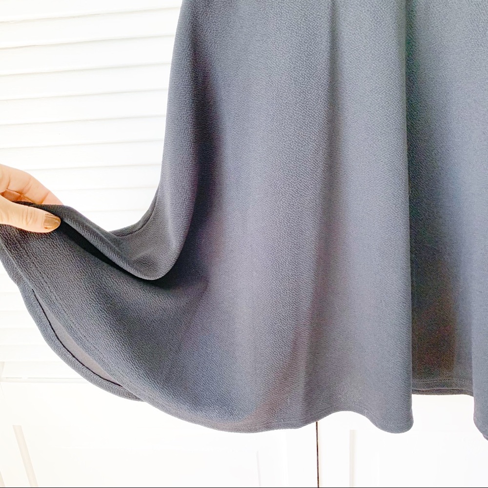 Planet Gold Cap Sleeve Black Fit & Flare Dress NWT - Picture 2 of 6